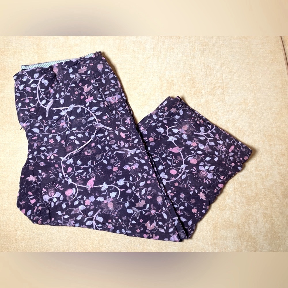 Peruvian Connection Wide-Leg Crop Pants